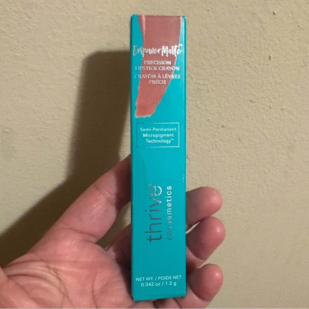 Thrive Causemetics Lipstick Crayon in  Ruth peach taupe Brand New Never Used.